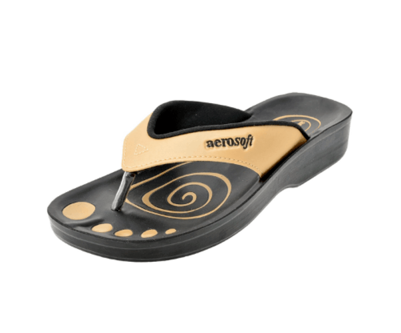 Sandalen Aerosoft - Modell 801- Gold