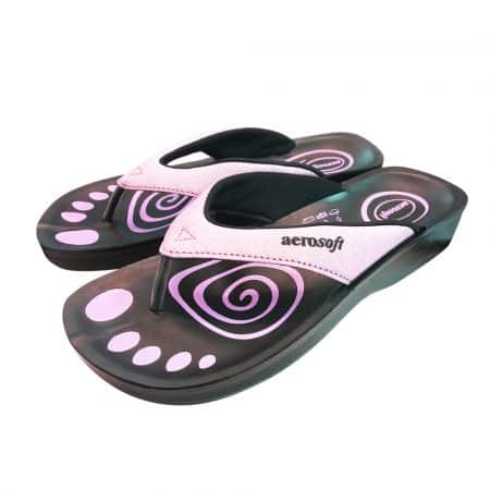 Sandalen Aerosoft Modell 825 mit Glitzereffekt - Pink