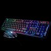 Gaming-Tastatur und Maus mit LED-Hintergrundbeleuchtung