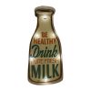 Retro Schild DRINK MILK PURE FRESH mit Licht