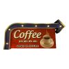 Retro Schild COFEE mit Licht