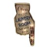 Retro Schild LAUNDRY ROOM mit Licht