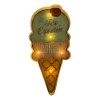 Retro Schild ICE CREAM mit Licht