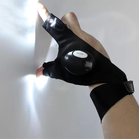 Handschuhe mit integriertem LED-Licht