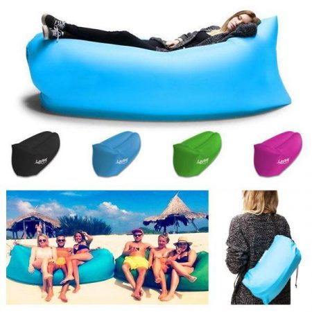 Air Bean aufblasbarer Liegestuhl / Schlafsack für Strand, Garten oder Festival