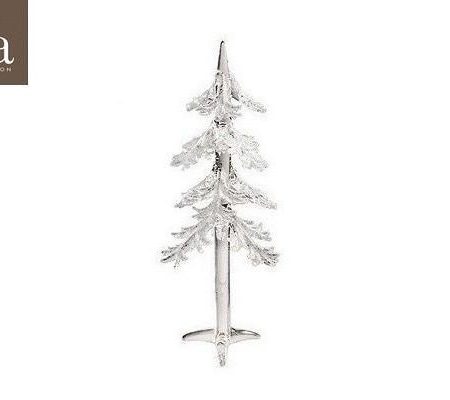 Glasweihnachtsbaum mit Schnee (22 cm.) Von SIA